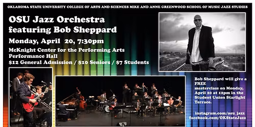 OSU Jazz Orchestra featuring Bob Sheppard