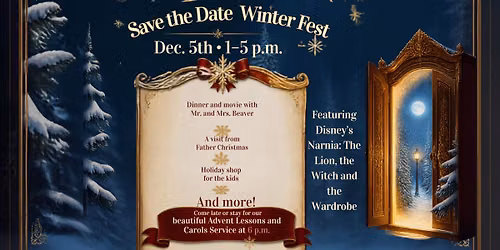 Save the Date: 2026 Winter Fest: Narnia