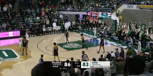 Toledo Rockets at Ohio Bobcats Mens Basketball
