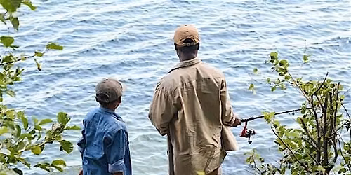 Family Fishing at the Farm
