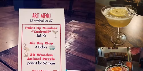 Mocktail/Art Menu Night at the ZU