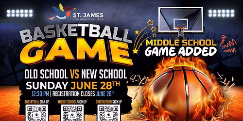 Old School Vs. New School Basketball Game