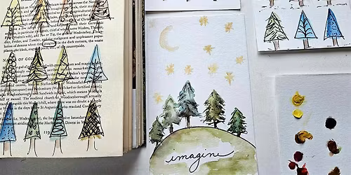 Emily Carr Inspired Art Class: Holiday Trees (Intergenerational)