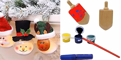 Crafting with Cops - Holiday Painting