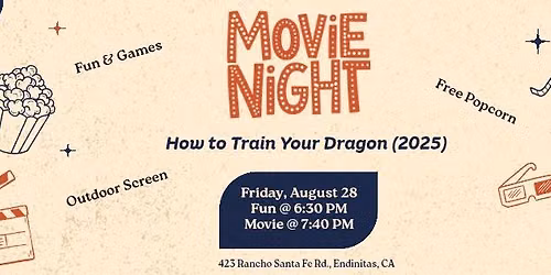 Family Fun & Movie Night - His to Train Your Dragon (2025)