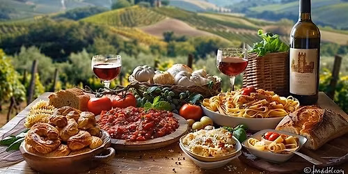 Night in Tuscany Cooking Class- Date Night