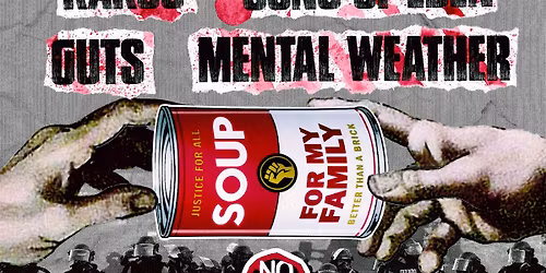 No Fun Food Drive: Low Fiction\/ Kakos\/Sons of Eden\/Guts\/Mental Weather