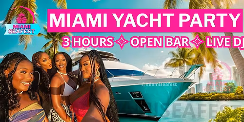 MIAMI YACHT PARTY - HIP HOP PARTY YACHT