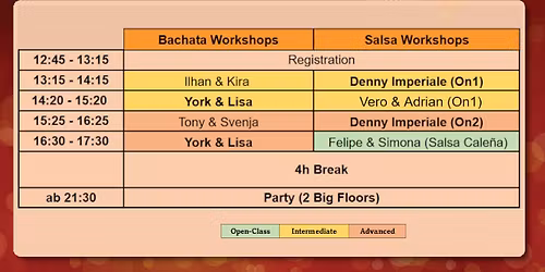 18 Jahre Fiesta Pasión - Anniversary Workshops
