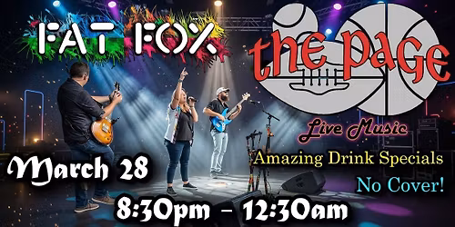 FAT FOX INVADES THE PAGE \u2013 EPIC ROCK PARTY!