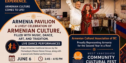 Armenia Pavilion at the West Vancouver Community Cultural Fest