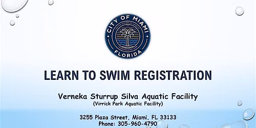 Verneka Sturrup Silva Pool Level 1 Swim Class Monday\/Wednesday(6:00-6:45PM)
