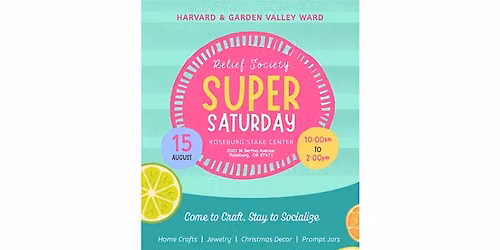 Women\u2019s Super Saturday of Crafts