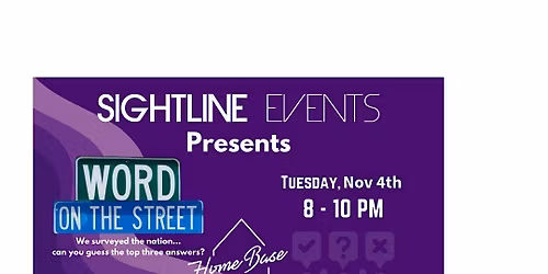 Word on the Street (Family Feud Style) Event