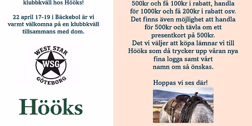 Klubbkv\u00e4ll hos H\u00f6\u00f6ks