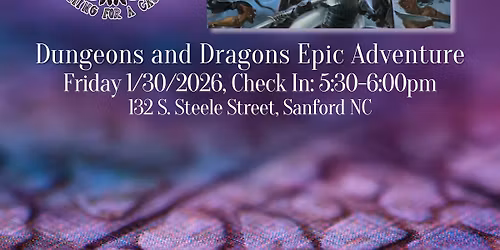 Dungeons & Dragons Epic Adventure at Raven Fest 2026