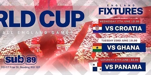 WORLD CUP 2026 LIVE: England vs Panama (Big Screen Fan Zone)