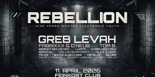 REBELLION \/\/ 9 Years Wasted Electronic Youth