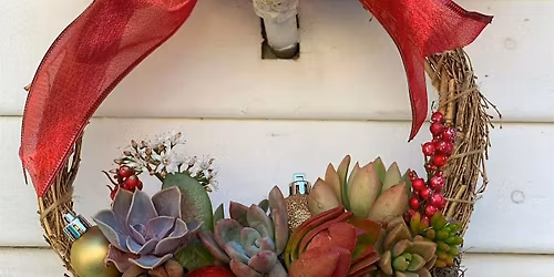 Succulent Holiday Wreath