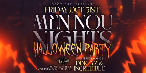 Men Nou Nights: Halloween Party