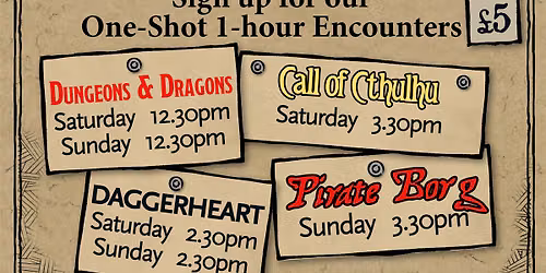 One hour One-shots at Wanderer Market