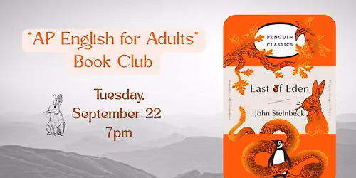 "AP English for Adults" September Book Club