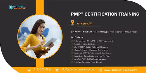 Get PMP\u00ae Certified \u2013 Live Classroom Workshop in Arlington, VA