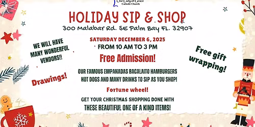 8th Annual Holiday Sip & Shop at Our Lady of Grace
