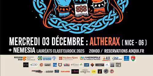 Tourn\u00e9e Class'Eurock [Ramoneurs de Menhirs + Nemesia] L'Altherax, Nice 