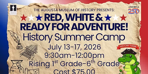Red, White & Ready For Adventure History Summer Camp
