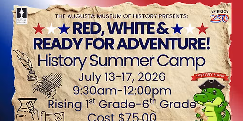 Red, White & Ready For Adventure History Summer Camp