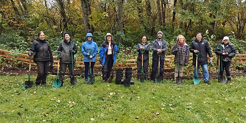 BLPA - Weedbusters Fence-Building at Burnaby Lake Nature House