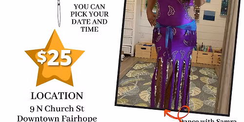 Private Belly Dance Lessons with Samra!