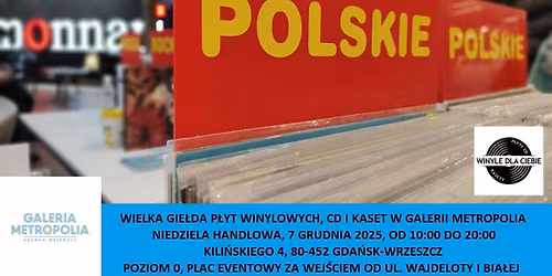 Wielka gie\u0142da p\u0142yt winylowych, CD i kaset w Galerii Metropolia