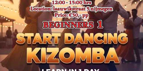 LEER KIZOMBA URBAN KIZ IN 1 DAG BOOTCAMP NIJMEGEN