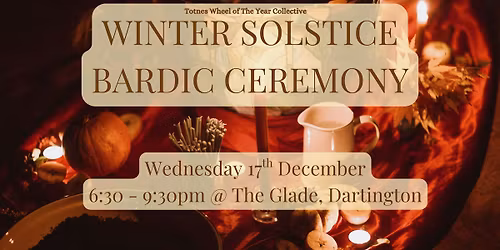 Winter Solstice Bardic Ceremony