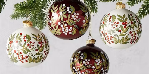 Christmas Hand Painted Ornaments