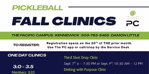 Pickleball Fall Clinics