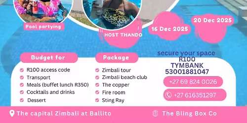 Zimbali day trip