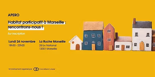 Ap\u00e9ro habitat participatif \u00e0 Marseille