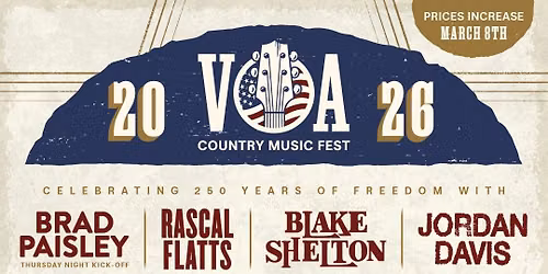 Voices of America Country Music Fest: Rascal Flatts  Lee Brice & LeAnn Rimes - Friday