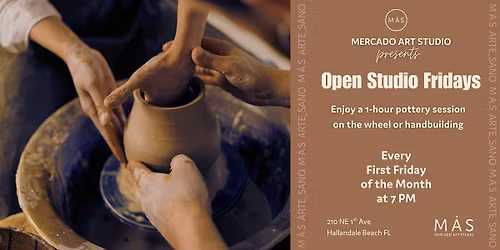 Open Studio Fridays: Try Pottery on the Wheel or Hand-building at MAS