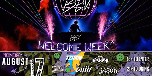BEV's Welcome Week