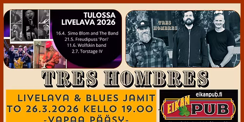 LiveLava & Blues jamit @ Tres Hombres
