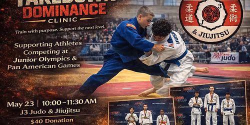 BJJ \ud83e\udd4b TAKEDOWN CLINIC \u2013 FUNDRAISER \ud83e\udd4b