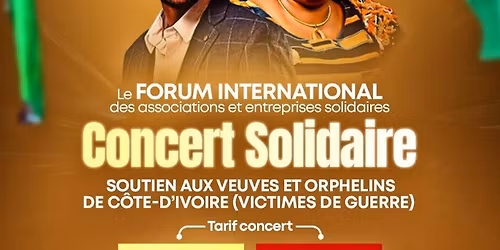 Concert de solidarit\u00e9 en FRANCE