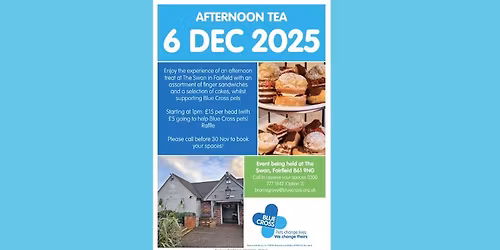 Blue Cross Afternoon Tea