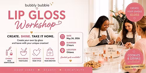 Lip gloss workshop \u2665\ufe0f spring edition
