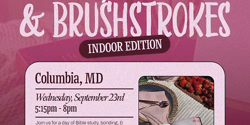 Bibles, Blankets, & Brushstrokes\ud83c\udfa8\u2728  (Indoor Edition)