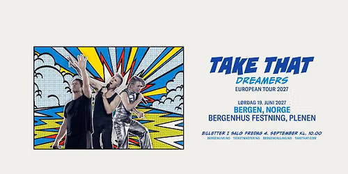Take That \/\/ DREAMERS TOUR \/\/ Bergenhus Festning